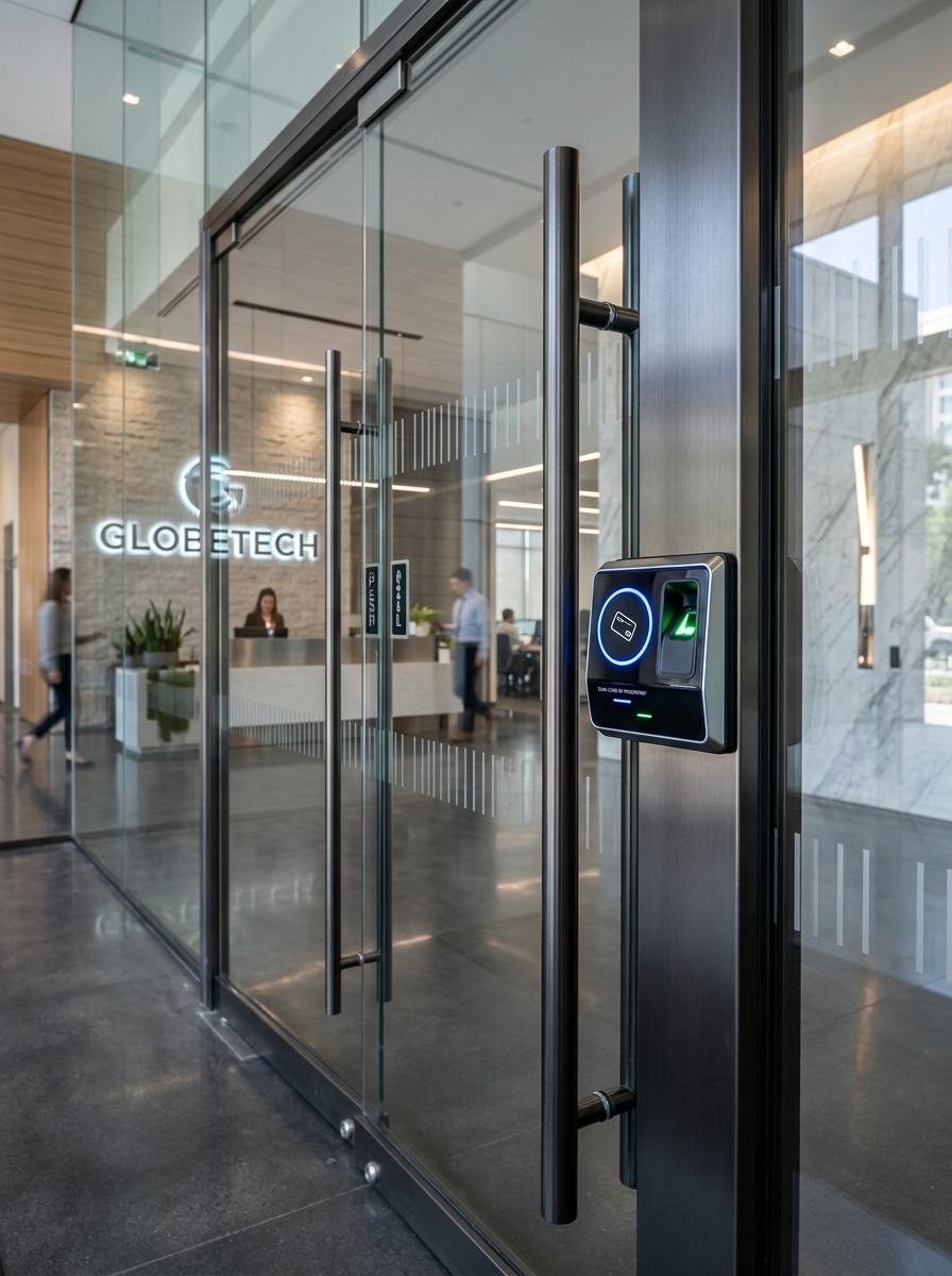Corporate High-Security Entrance